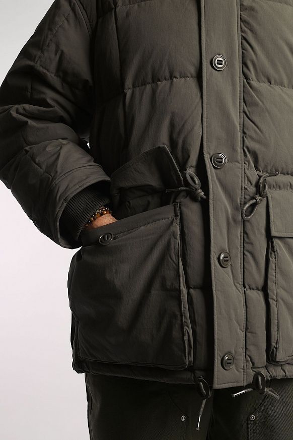 Мужская куртка FrizmWORKS Down Parka (FWOT033-gray) - фото 2 картинки