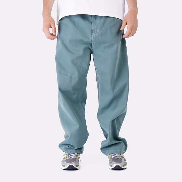 Мужские брюки Carhartt WIP Brandon Pant (I034809-silver pine st dy) - фото 3 картинки