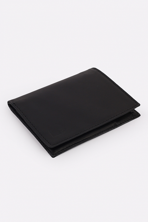 Бумажник Carhartt WIP Leather Fold Wallet (I028723-black)