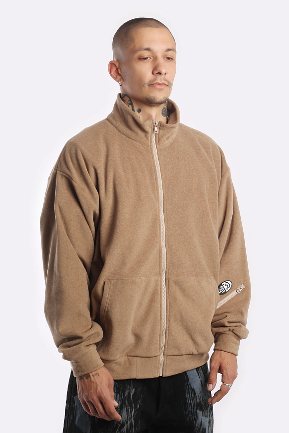 Мужская толстовка Hombre Nino Polartec Zip Jacket (0231-CT0001-beige) - фото 5 картинки