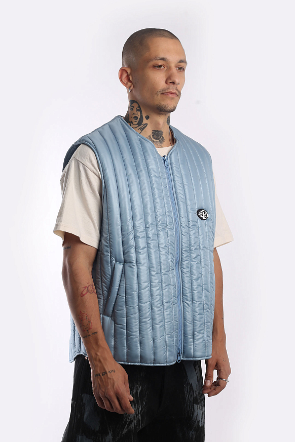 Мужской жилет Hombre Nino Corona Deep Freeze Simple Vest (0222-JK0001-blue) - фото 5 картинки