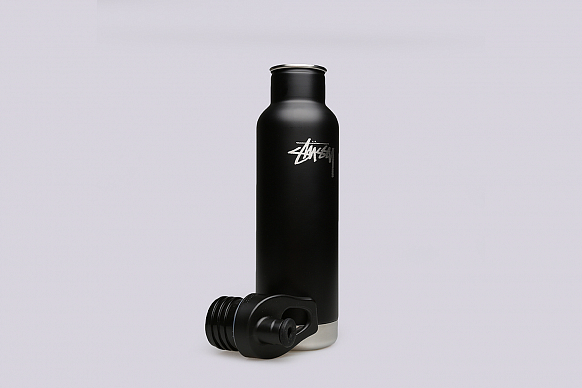 Бутылка Stussy Matte Water Bottle 592ML (138578-black) - фото 3 картинки