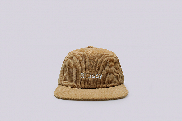 Кепка Stussy Cord Strapback Cap (131772-brown)