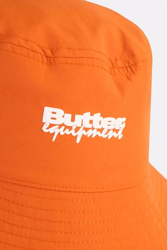 Панама Butter Goods Plaid Reversible Bucket (Plaid hat-blue/brown) - фото 2 картинки