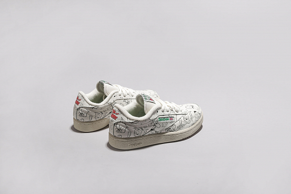 Детские кроссовки Reebok Club C 85 MU x Tom & Jerry (FX4012) - фото 2 картинки