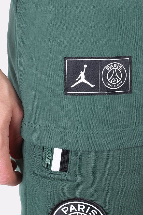 Мужская футболка Jordan Paris Saint-Germain Logo Tee (DB6514-333) - фото 3 картинки