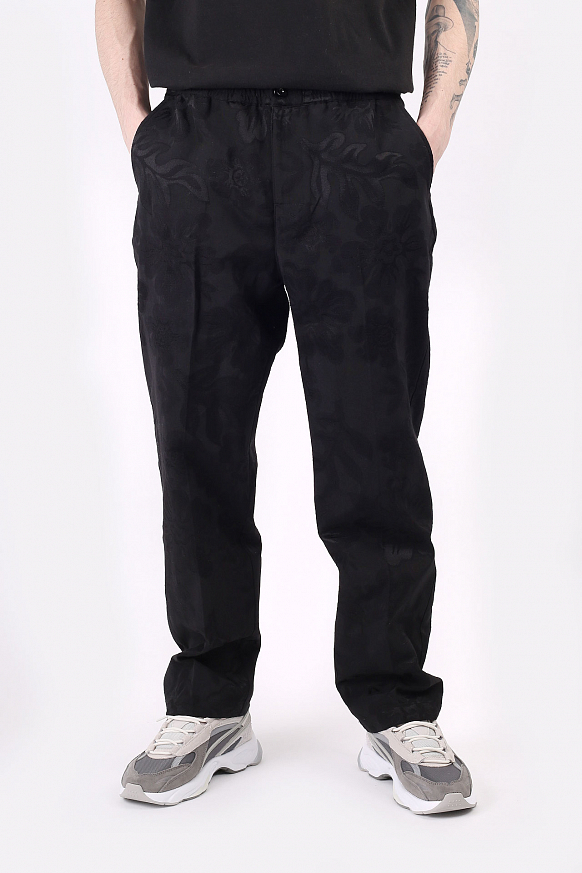Мужские брюки Stussy Hawaiian Jacquard Bryan Pant (116474-black) - фото 3 картинки