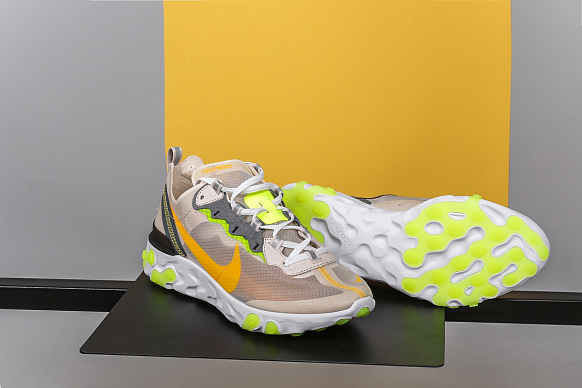 Мужские кроссовки Nike React Element 87 (AQ1090-101) - фото 5 картинки