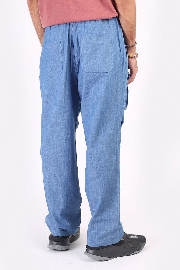 Мужские брюки FrizmWORKS Denim Army Two Tuck (SSPT041-light blue) - фото 7 картинки