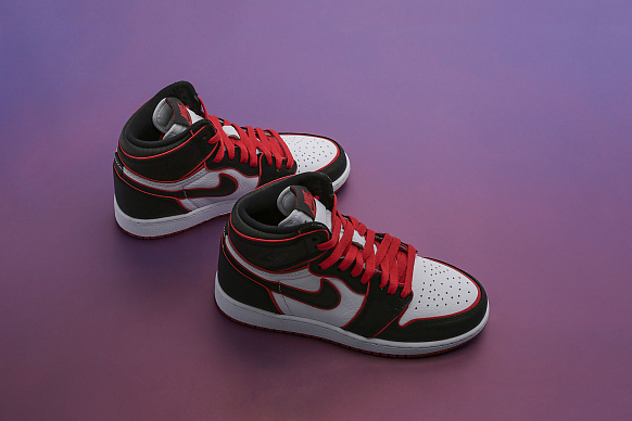 Женские кроссовки Jordan 1 Retro Hight OG GS (575441-062) - фото 3 картинки