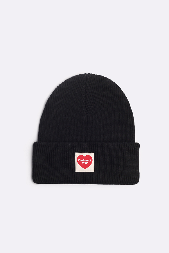 Шапка Carhartt WIP Heart Beanie (I032117-black)