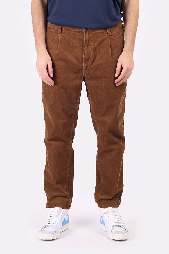 Мужские брюки Carhartt WIP Abbott Pant (I029804-hamilton brown) - фото 6 картинки