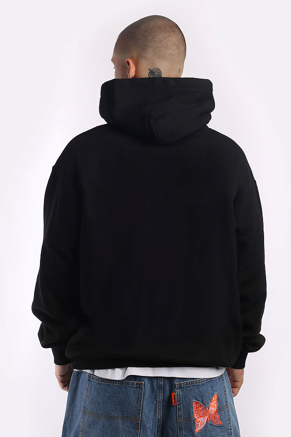 Мужская толстовка Butter Goods Heart Logo Pullover Hood (Heart logo-black) - фото 6 картинки