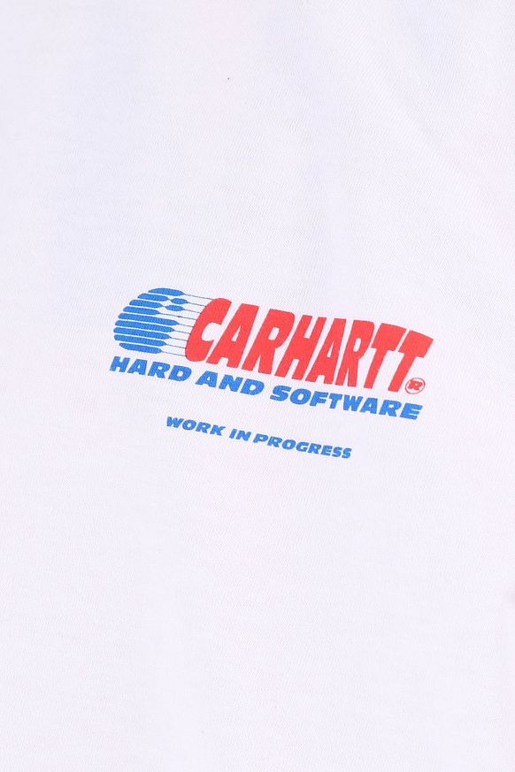 Мужская футболка Carhartt WIP S/S Software T-Shirt (I029619-white) - фото 2 картинки