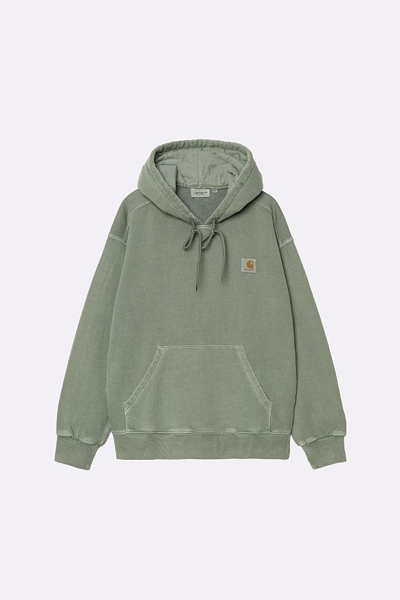 Мужская толстовка Carhartt WIP Hooded Nelson Sweat (I029963-park garm dyd)