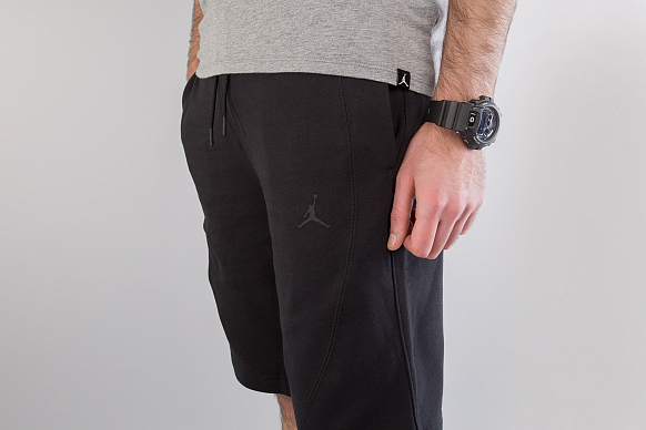 Мужские шорты Jordan Sportswear Wings Fleece Shorts (884278-013) - фото 2 картинки