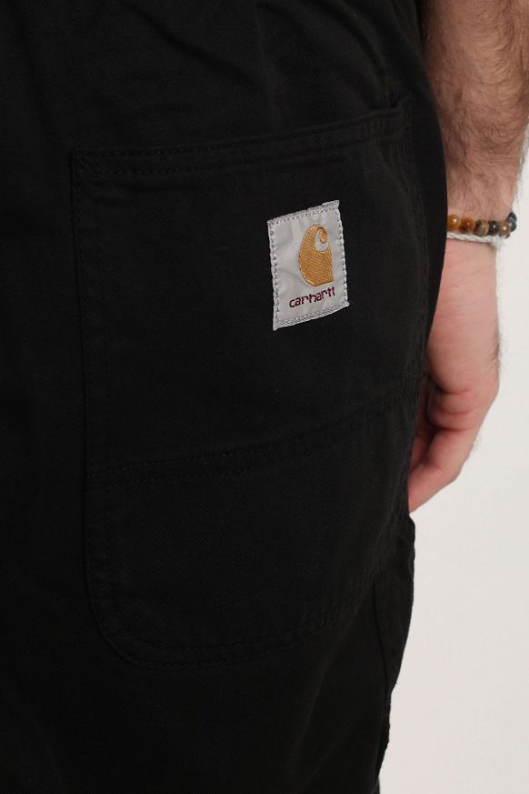 Мужские брюки Carhartt WIP Flint Pant (I029919-black) - фото 8 картинки