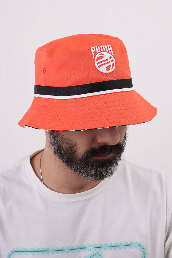 Панама PUMA Basketball Bucket Hat (02338102-fiery coral)