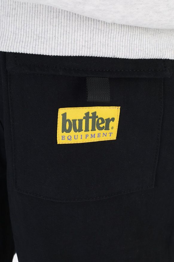 Мужские брюки Butter Goods Herringbone Pants (Herringbone-black) - фото 5 картинки