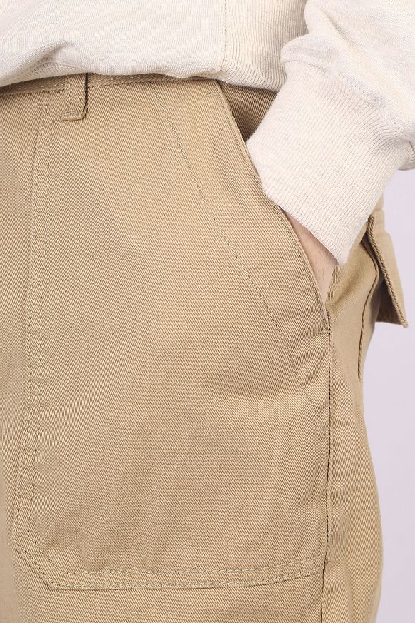 Мужские брюки Uniform Bridge Cotton Fatigue Pants Wide Fit (Pants-beige) - фото 4 картинки