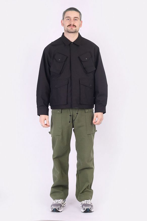 Мужская куртка Uniform Bridge 22FW Canadian Fatigue Jacket (22FW jacket-black) - фото 10 картинки