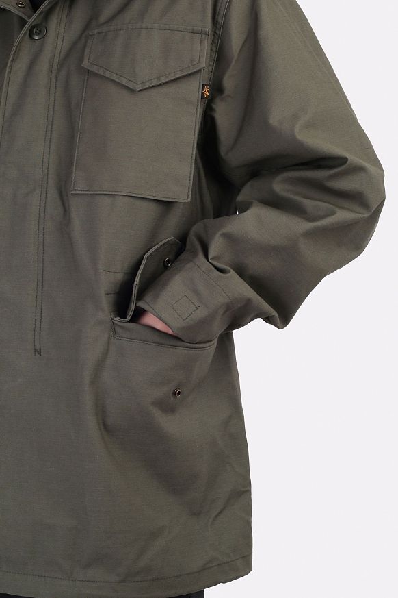 Мужская куртка Alpha Industries Куртка (MJM24000C1-olive) - фото 3 картинки