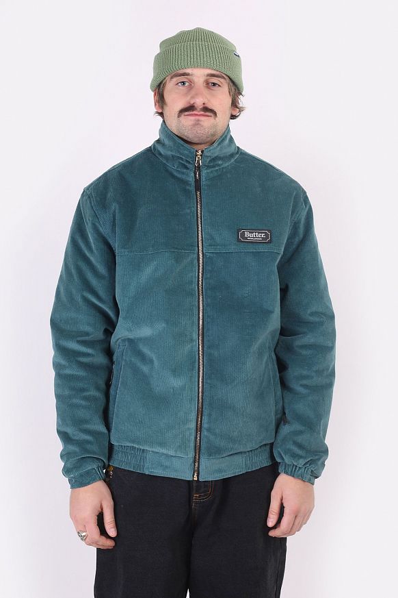 Мужская куртка Butter Goods Lodge Cord Reversible Jacket (Lodge-teal/sand) - фото 5 картинки