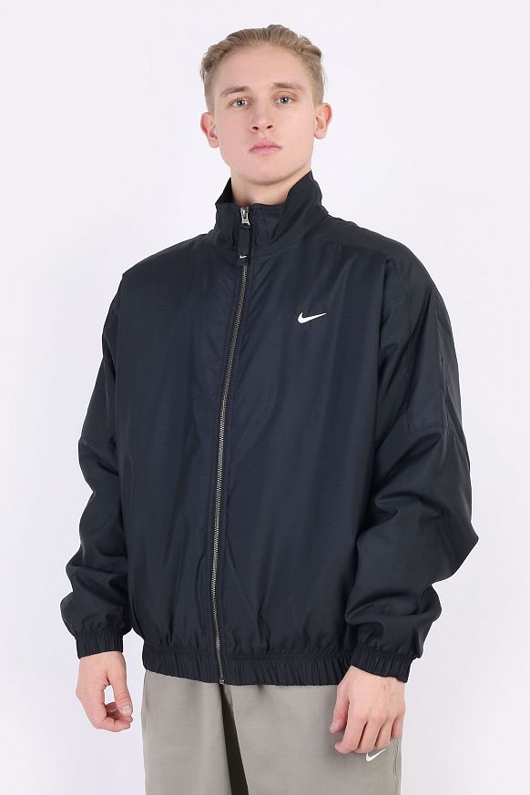 Мужская куртка Nike Lab Solo Swoosh Satin Bomber Jacket (DN1266-010)
