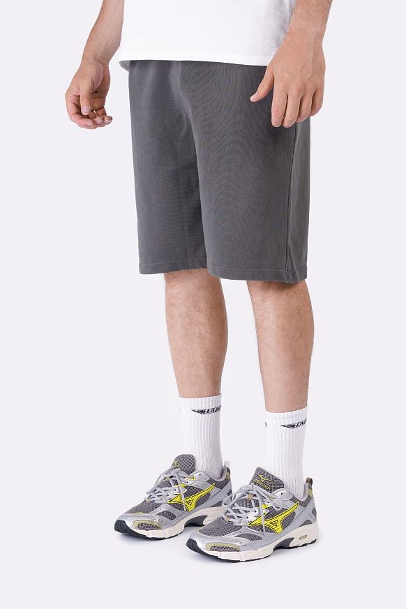 Мужские шорты Alpha Industries Essential French Terry Short (MBE55001C1-charcoal) - фото 5 картинки