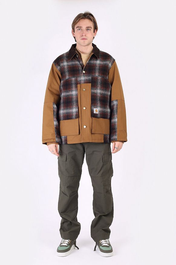 Мужская куртка Carhartt WIP Highland Jacket (I029456-h brwn offroad) - фото 10 картинки