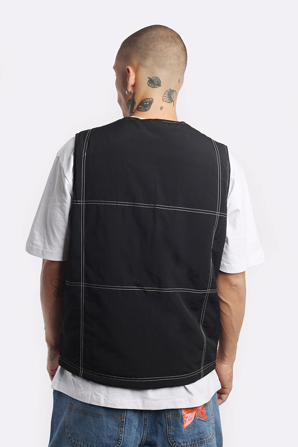 Мужской жилет Butter Goods Reversible Vest (Reversible vest-blk/army) - фото 6 картинки