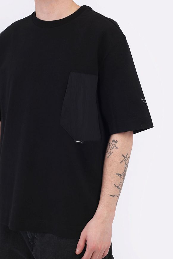 Мужская футболка KRAKATAU FALCON Oversize T-Shirt (Tm116-1-чёрный) - фото 9 картинки