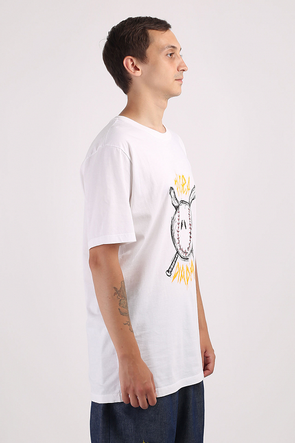 Мужская футболка Diadora Paura Logo T-Shirt (DR502176766-white) - фото 2 картинки