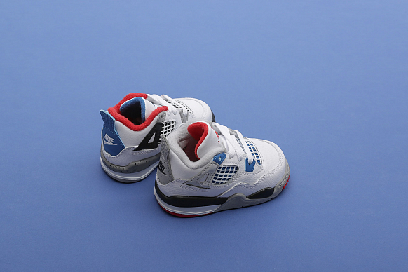 Детские кроссовки Jordan 4 Retro TD (BQ7670-146) - фото 2 картинки