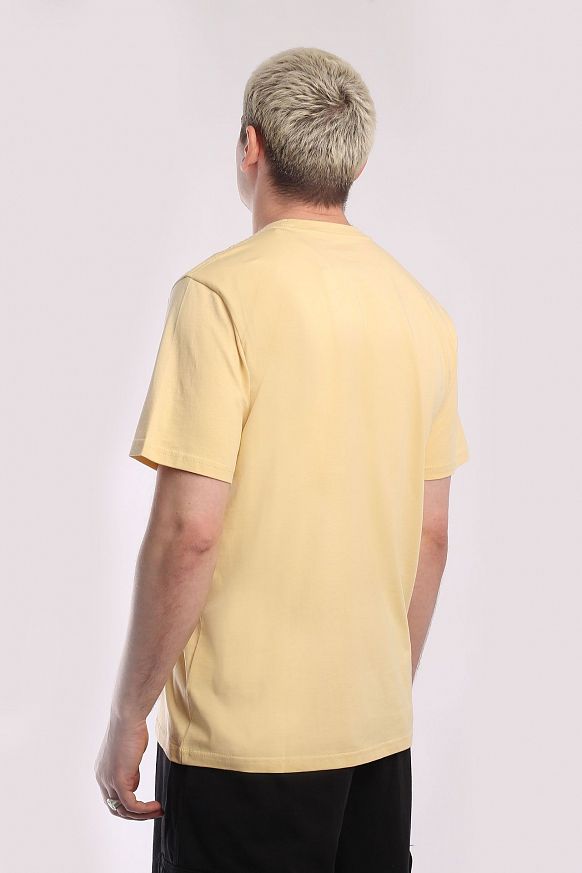 Мужская футболка Carhartt WIP S/S Pocket T-Shirt (I030434-citron) - фото 4 картинки