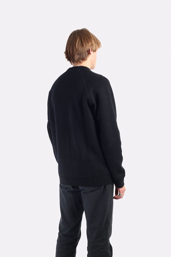 Мужской свитер Carhartt WIP Chase Sweater (I028362-black/gold) - фото 4 картинки