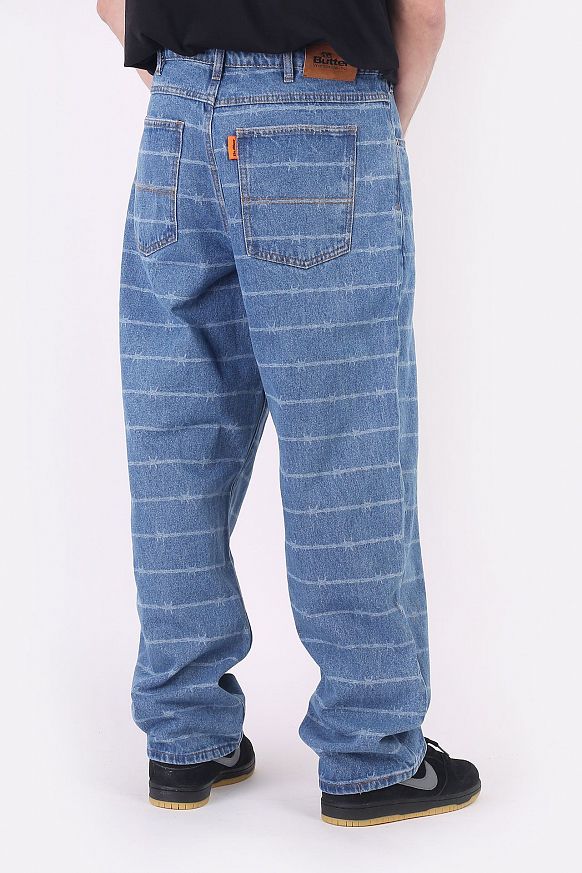 Мужские брюки Butter Goods Barbwire Denim Jeans (Barbwire Denim Jeans-indg) - фото 6 картинки