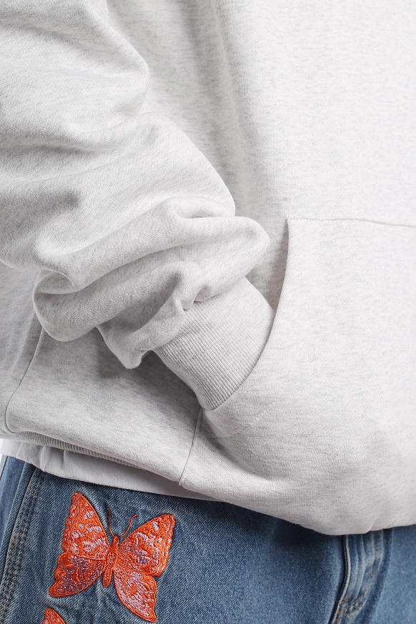 Мужская толстовка Butter Goods Geo Pullover Hood (Geo Pullover-ash grey) - фото 5 картинки