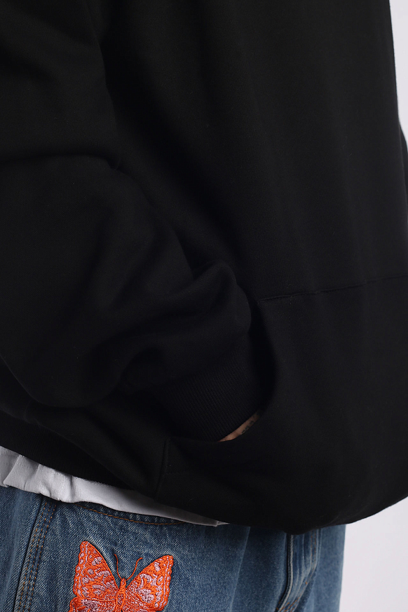 Толстовка Butter Goods Amphibian Pullover Hood (Amphibian pullover-black) - фото 5 картинки