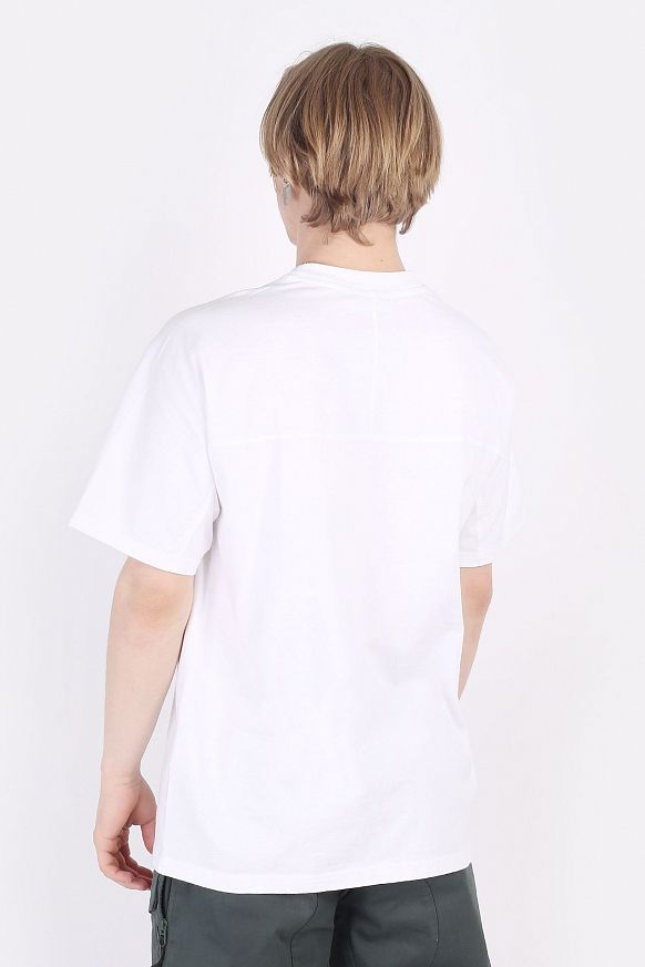 Мужская футболка Carhartt WIP S/S Living T-Shirt (I030180-white) - фото 5 картинки