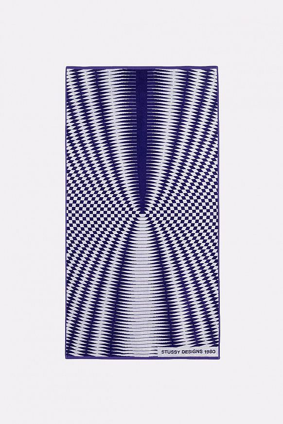 Полотенце Stussy Psychedelic Beach Towel (138766-purple)