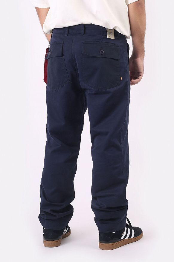 Мужские брюки Alpha Industries Fatigue Pant (MBO52500C1-410-blue) - фото 5 картинки