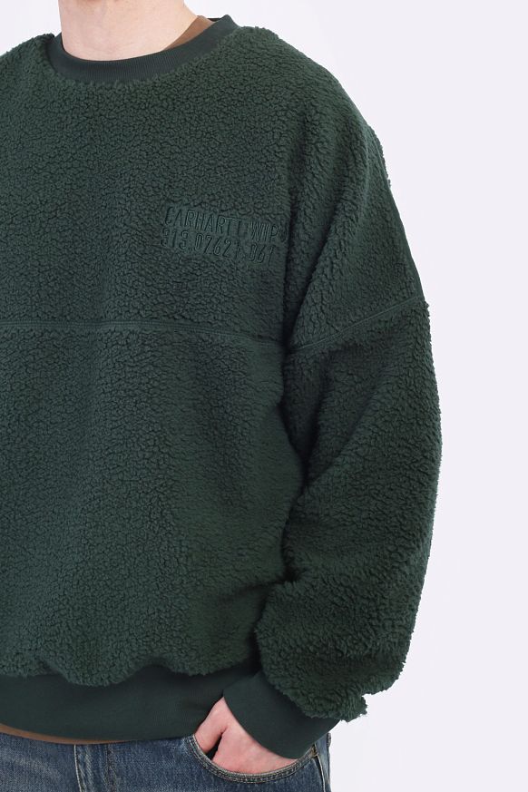 Мужская толстовка Carhartt WIP Coordinate Sweat (I033991-green) - фото 6 картинки