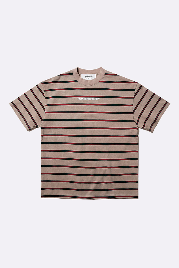 Мужская футболка Hombre Nino Stripe S/S Tee (0231-CT0003-beige)