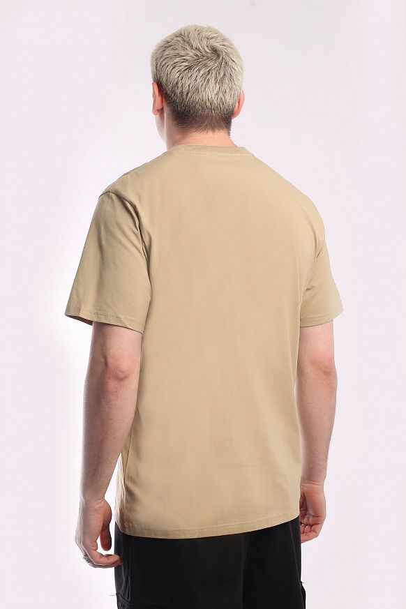Мужская футболка Carhartt WIP S/S Pocket T-Shirt (I030434-ammonite) - фото 5 картинки