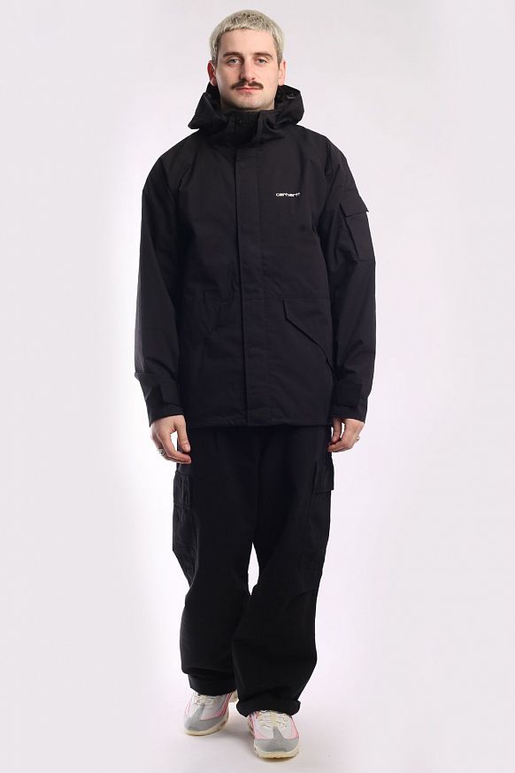 Мужская куртка Carhartt WIP Prospector Jacket (I031356-black/white) - фото 12 картинки