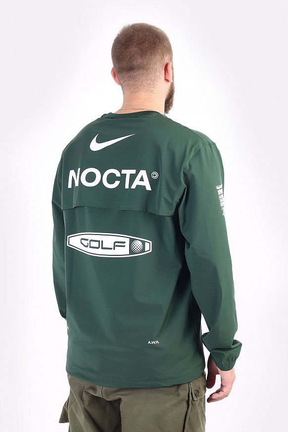 Мужской лонгслив Nike NOCTA Golf Long-Sleeve Woven Crew (DJ5584-397) - фото 8 картинки