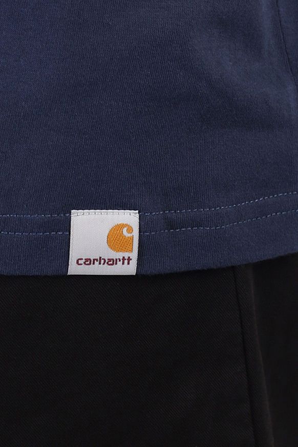 Мужская футболка Carhartt WIP S/S Cube T-Shirt (I030181-blue) - фото 3 картинки