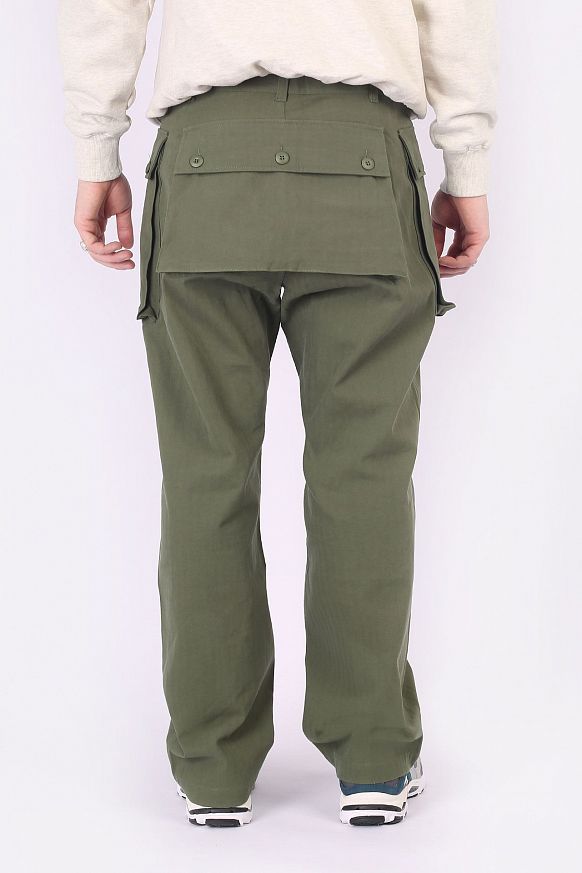 Мужские брюки Uniform Bridge HBT P44 Pants (22FW nbt P44 pants-grn) - фото 6 картинки