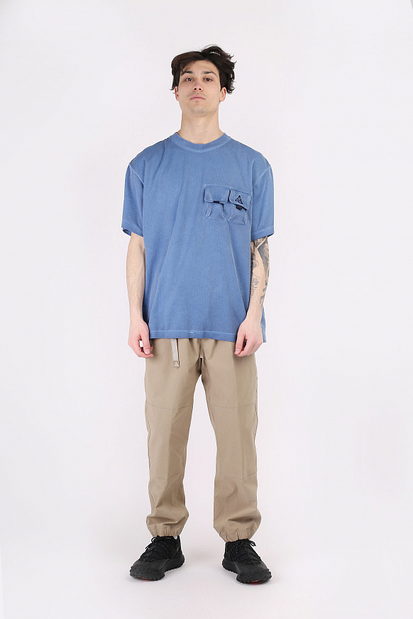 Мужская футболка Nike ACG Watchman Peak Short-Sleeve Top (CZ4002-492) - фото 6 картинки